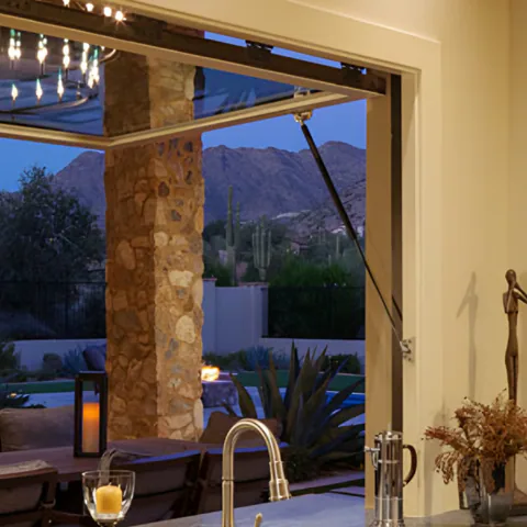 Detail of the bar at Desert Classic, Scottsdale, Arizona, interior design by Paul Lauren Designs