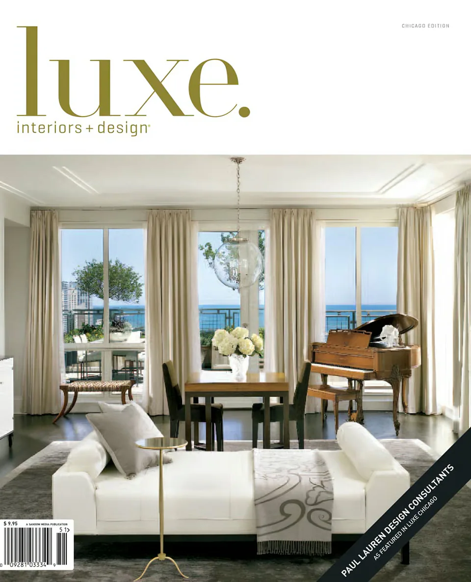 Luxe Chicago feature on Paul Lauren Designs: A Home in the Meatpacking District