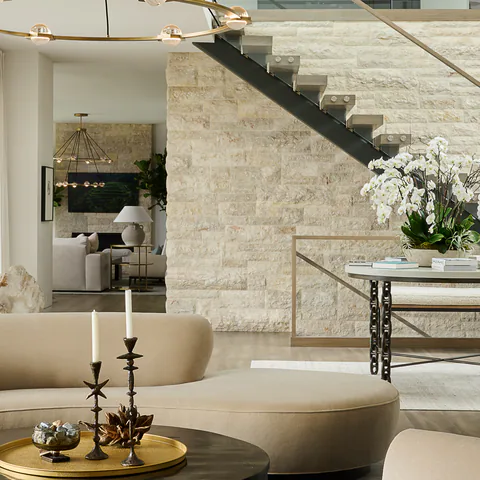 Detail of the living room at Pacific Palisades, Pacific Palisades, California, interior design by Paul Lauren Designs