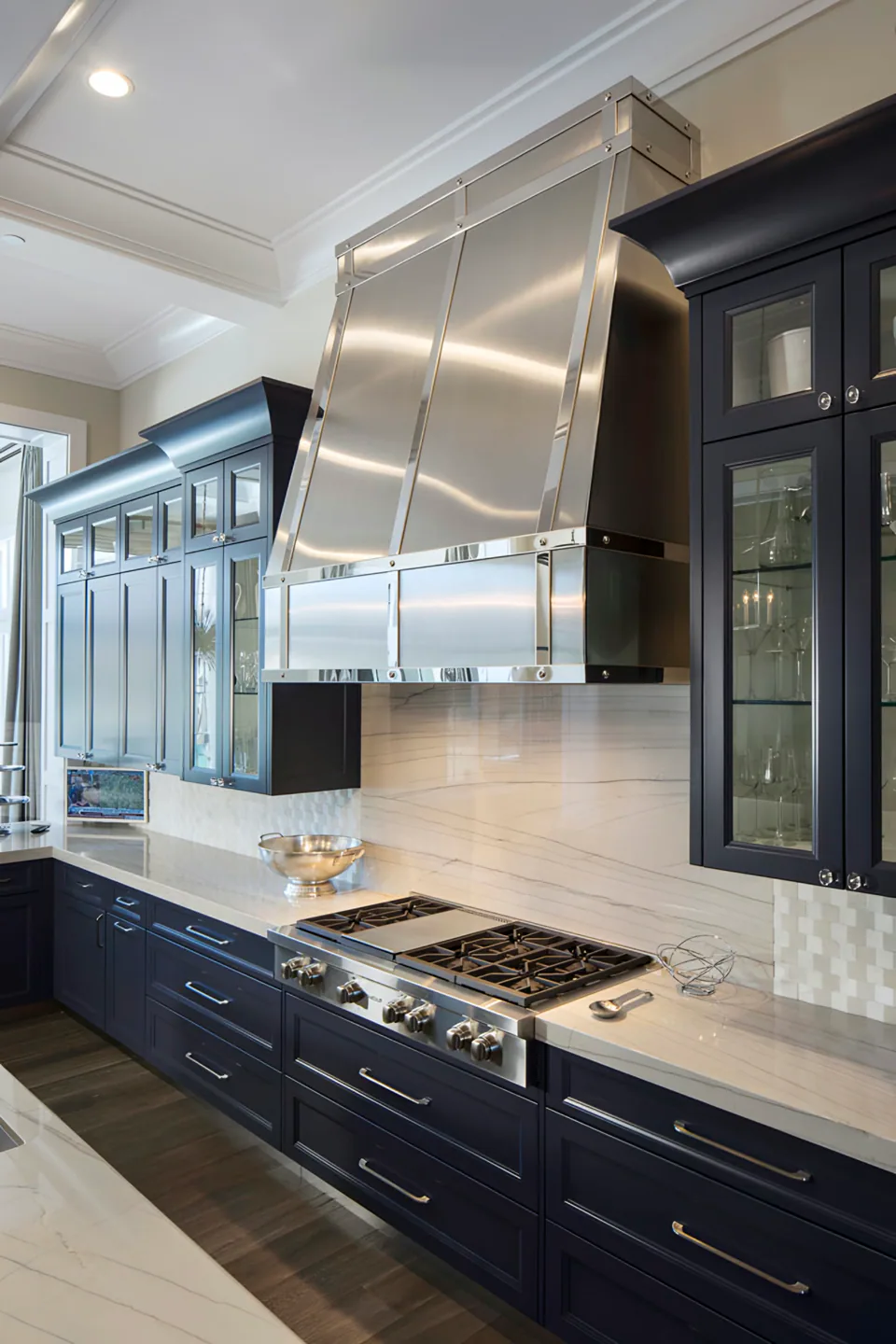 Kitchen at Silverleaf Transitional, North Scottsdale, Arizona, interior design by Paul Lauren Designs