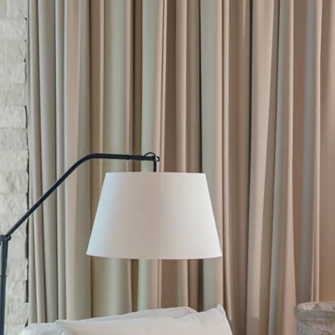 Detail of the primary suite sitting area at Solitude, a private residence, interior design by Paul Lauren Designs